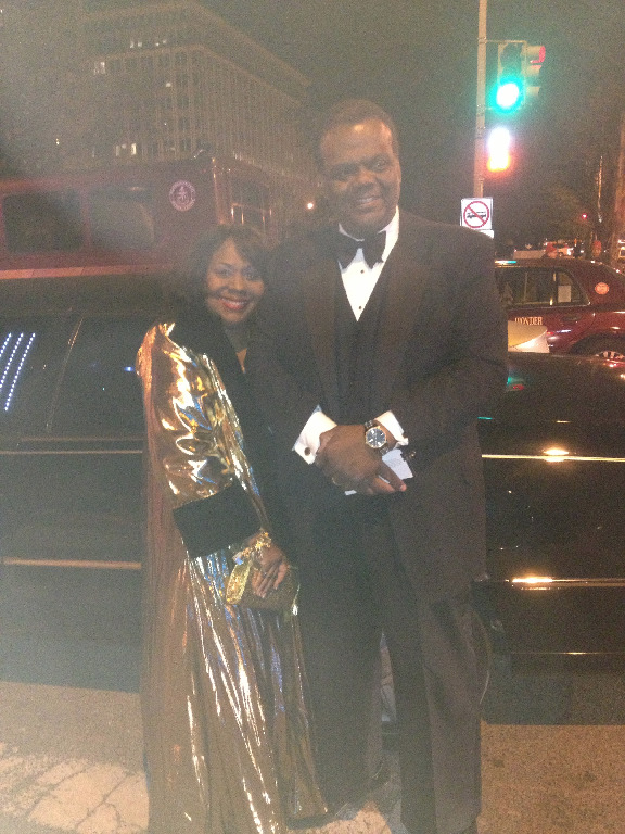 Yvonne and husband at Presidential Inaugural Ball 2013