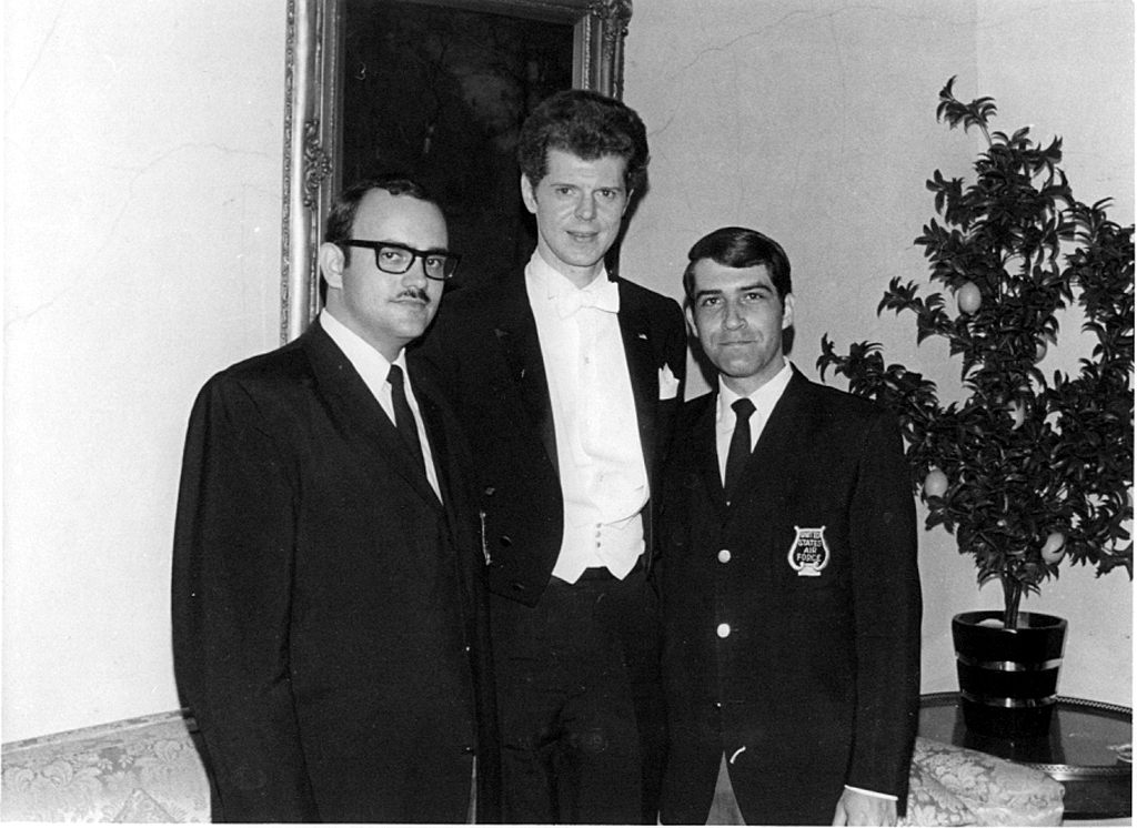  John Mitchel, Van Cliburn & John Anastasio In official USAFE “Diplomats”  uniform, Performance at SALT Talks, Moscow, USSR May 1972